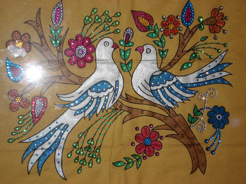designs for fabric painting on sarees. Fabric Painting